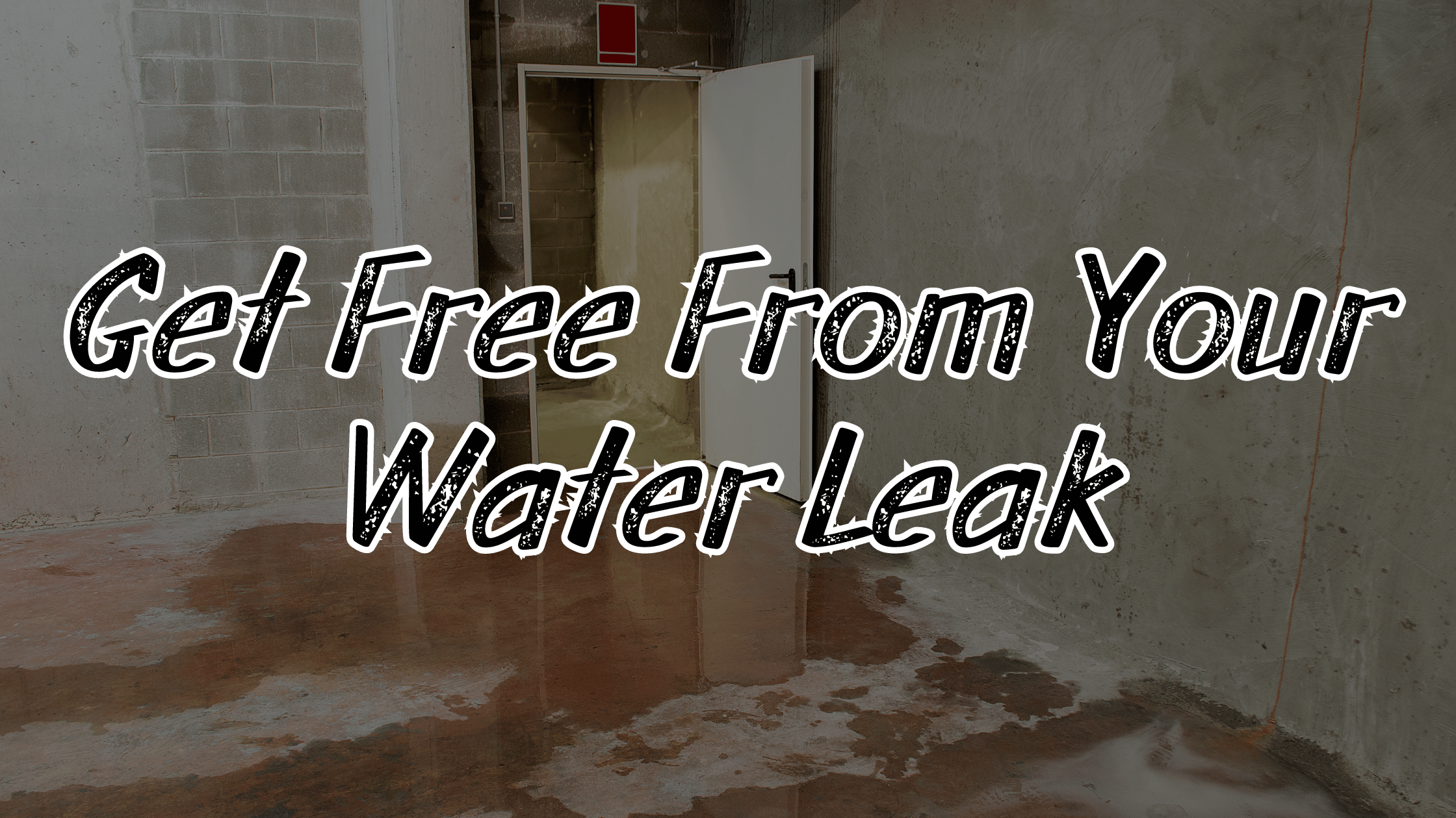 Read more about the article Get Free From Your Water Leak 4 Good!